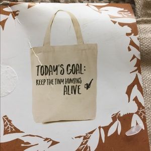 Fun canvas tote